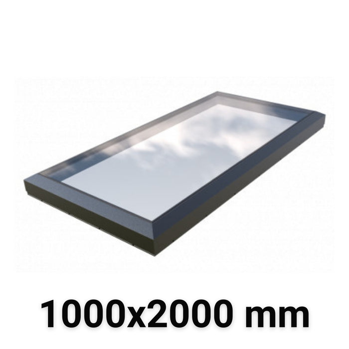 1000 x 2000 mm Fixed Skylight | Glass Link | Premium Range