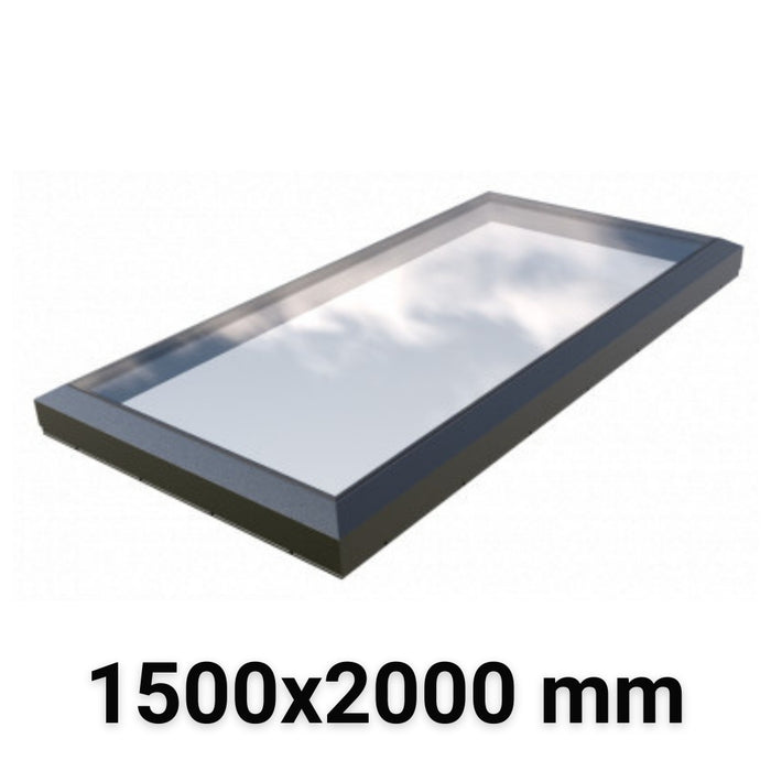 1500 x 2000 mm Fixed Skylight | Glass Link | Premium Range