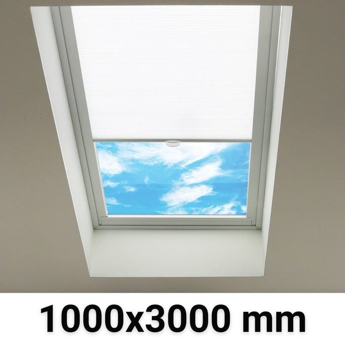1000 x 3000 mm Manual Blinds for Skylights & Roof Lanterns.