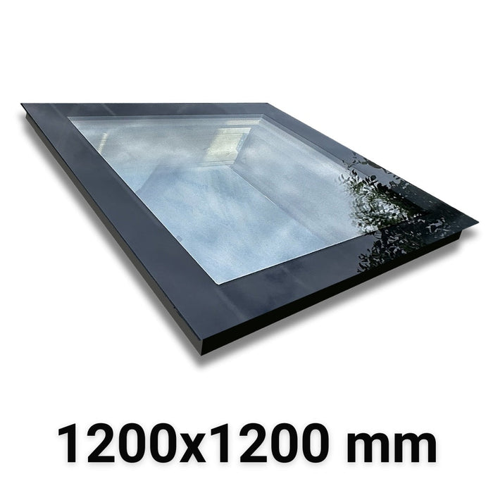 Triple Glazed Frameless Skylight (Flat Roof) 1200 x 1200 mm.