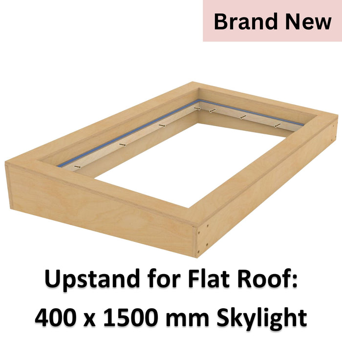 Insulated Upstand 400 x 1500 mm for Skylights (Flat Roof).