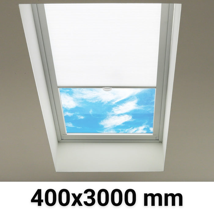 400 x 3000 mm Manual Blinds for Skylights & Roof Lanterns.