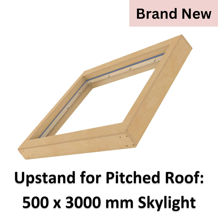 Insulated Upstand 500 x 3000 mm for Skylights (Pitched Roof).