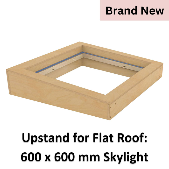 Insulated Upstand 600 x 600 mm for Skylights (Flat Roof).