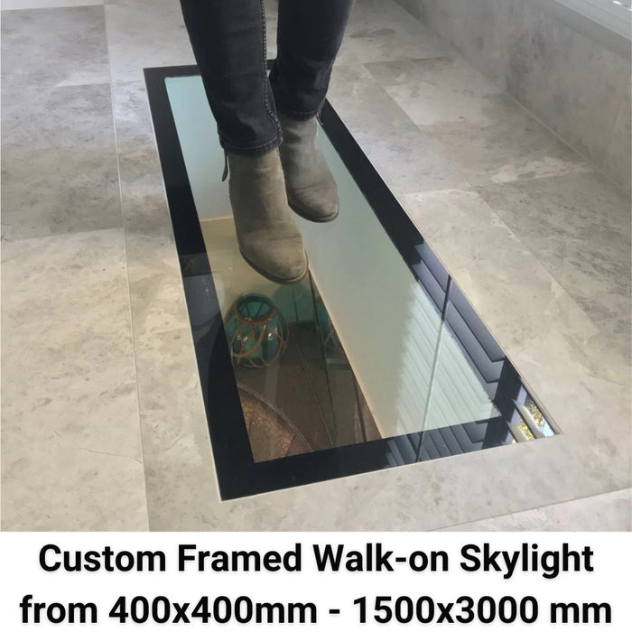 Custom Framed Walk on Skylight.