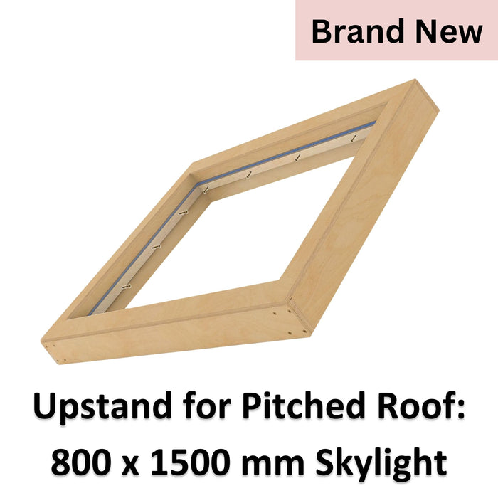 Insulated Upstand 800 x 1500 mm for Skylights (Pitched Roof).