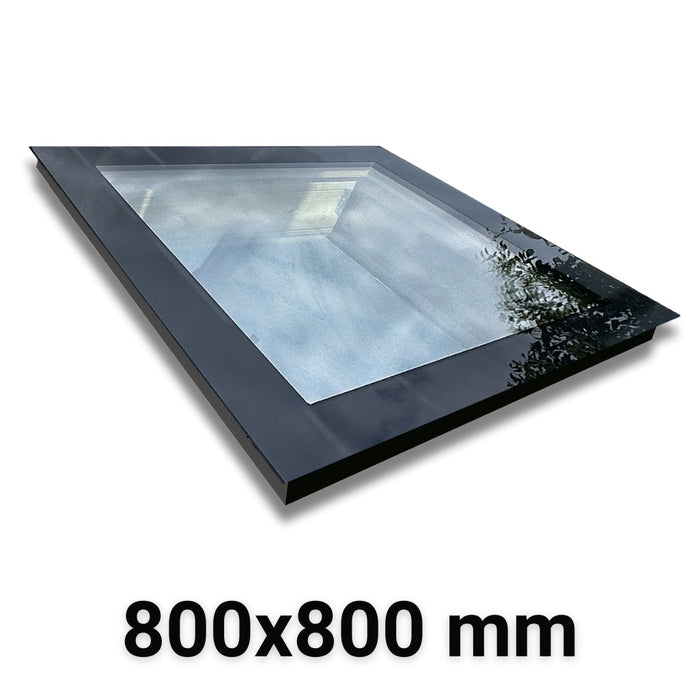 Triple Glazed Frameless Skylight (Flat Roof) 800 x 800 mm.