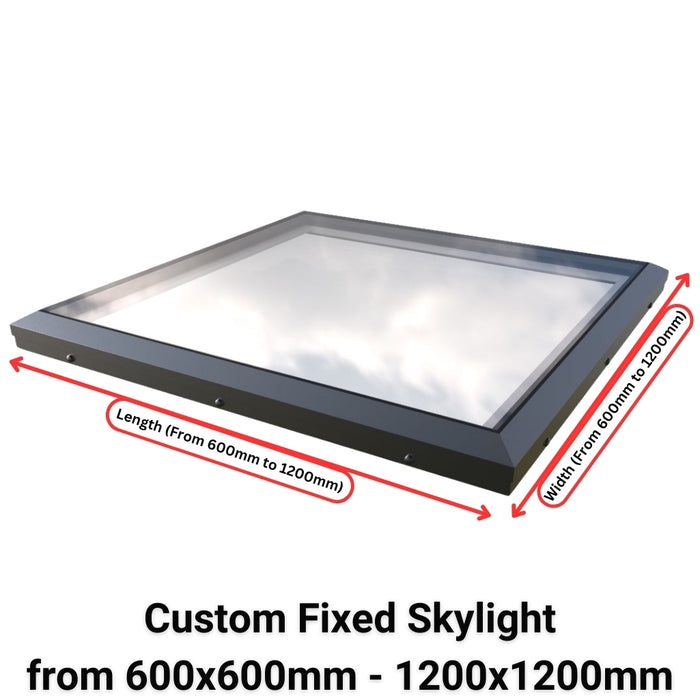 Custom Brett Martin Fixed Skylight (Flat Roof).