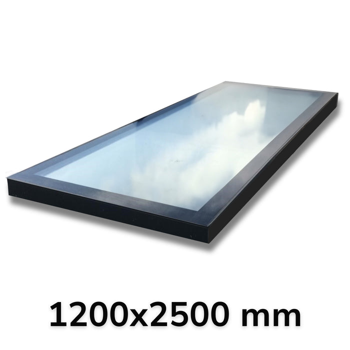 1200 x 2500 mm Framed Skylight (Flat Roof).