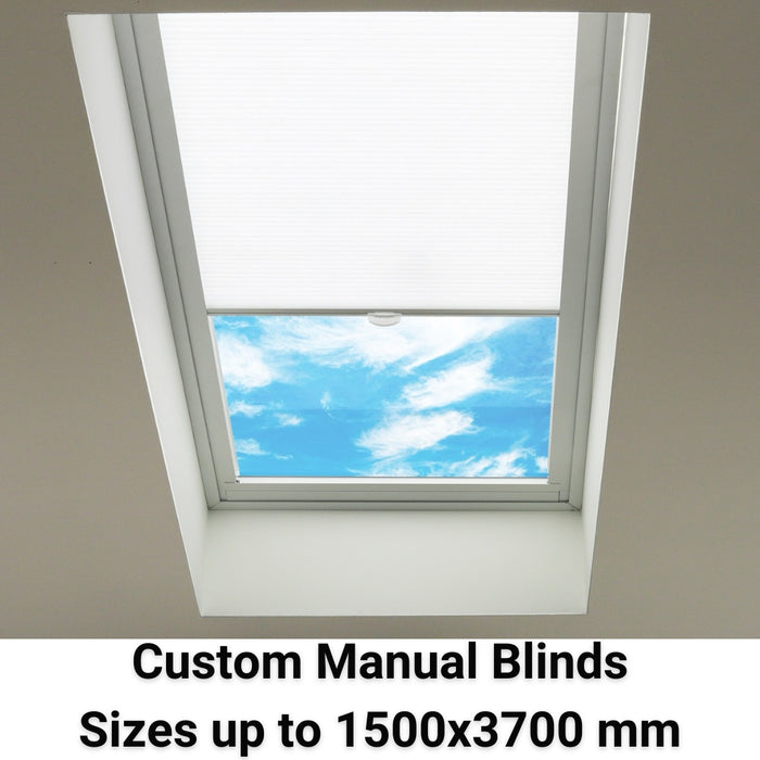 Custom Manual Blinds for Skylights