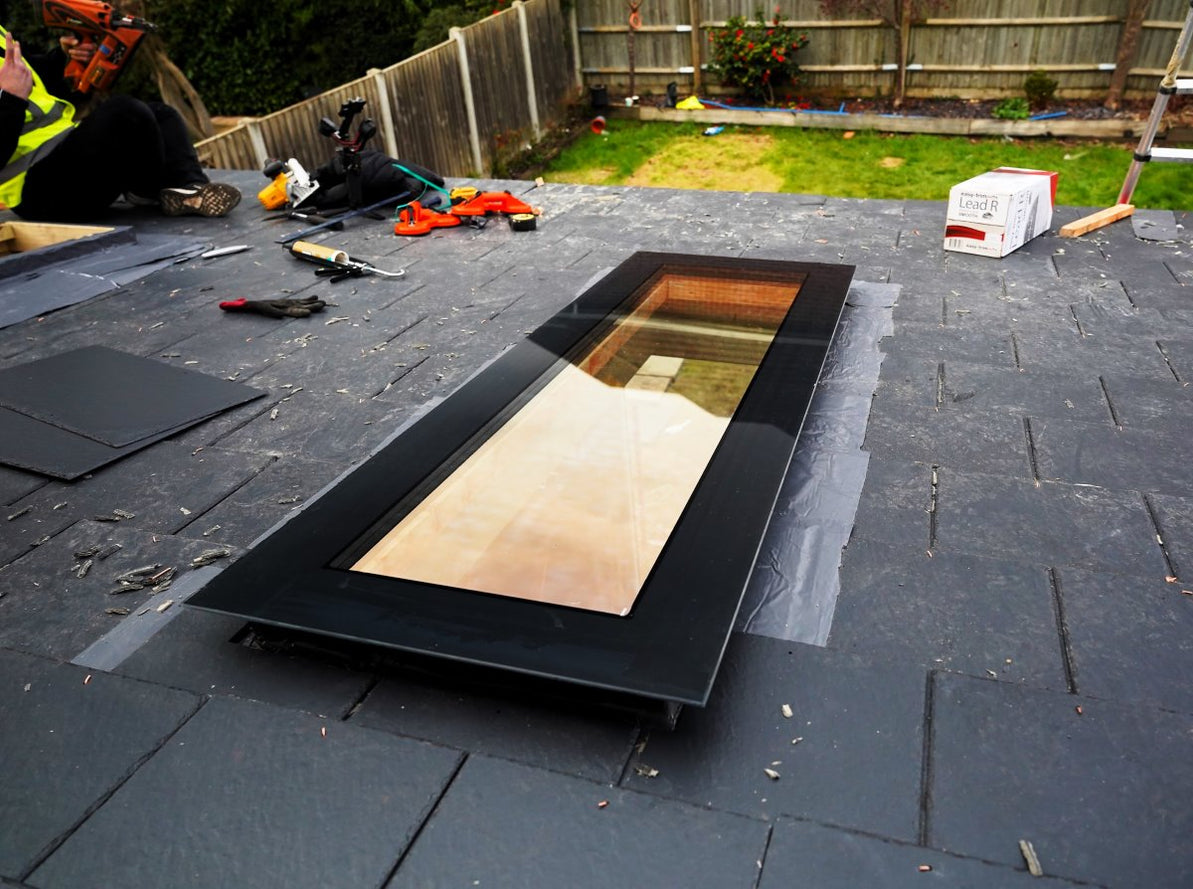 Triple Glazed Frameless Skylight (Pitched Roof) 300 x 300 mm — Skylight ...