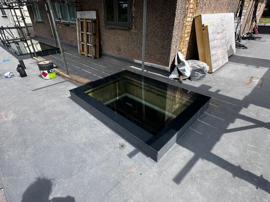 Custom Triple Glazed Frameless Skylight (Flat Roof)