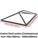 Custom Brett Martin Roof Lantern (Contemporary).